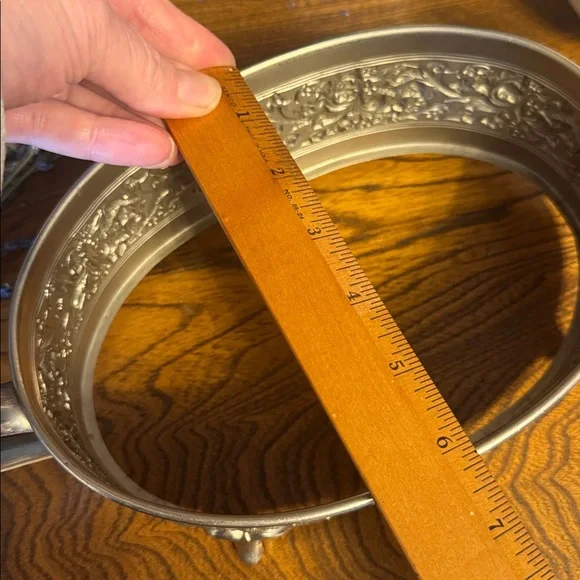 Elegant Ornate Serving Dish Bowl for glass casserole dishes or repurposing - Picture 8 of 9